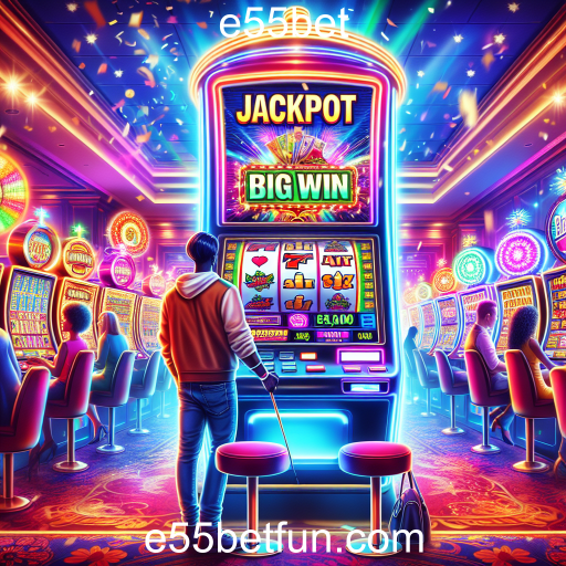 Descubra a Emoção dos Jackpots no e55bet
